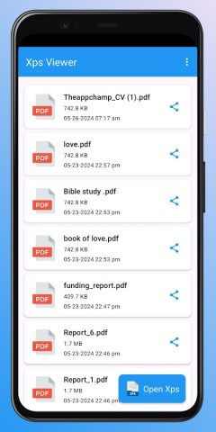 XPS Viewer: XPS to PDF для Android — скриншот 3