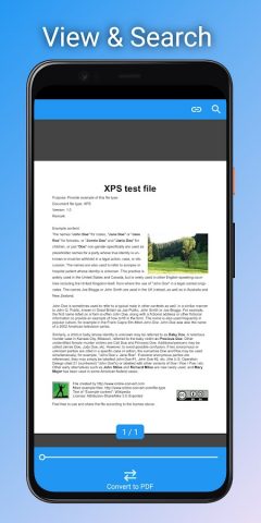 XPS Viewer: XPS to PDF для Android — скриншот 4