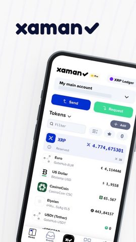 Xaman: XRP Ledger Wallet для Android — скриншот 1