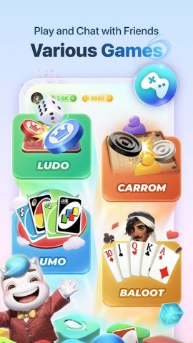 Yalla — Play Game & Voice Chat для Android — скриншот 1