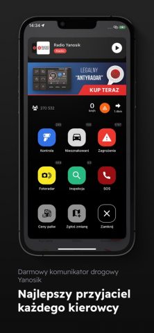 Yanosik для iOS — скриншот 1