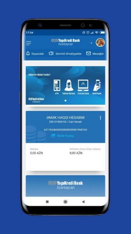 Yapı Kredi Azərbaycan Mobile для Android — скриншот 2