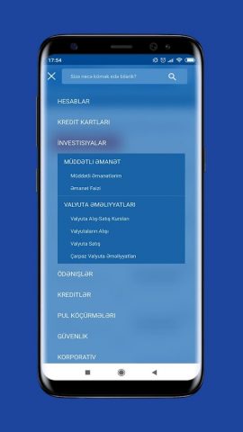 Yapı Kredi Azərbaycan Mobile для Android — скриншот 3