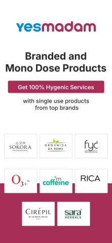 Yes Madam — Salon at Home App для iOS — скриншот 5