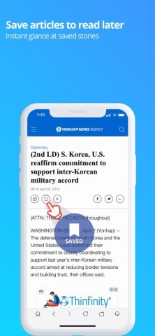 Yonhap News для iOS — скриншот 4
