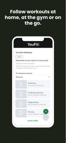 YouFit Gyms для iOS — скриншот 3