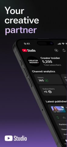 YouTube Studio для iOS — скриншот 1