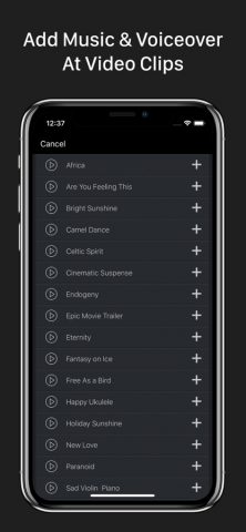 Замедленное видео Редактор для iOS — скриншот 4