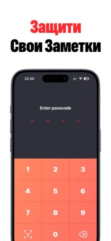 Заметки с Паролем: Lock Notes для iOS — скриншот 2