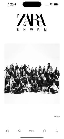 Zara SHWRM для iOS — скриншот 2