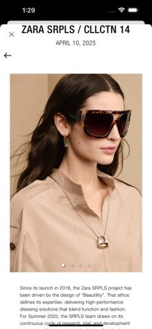 Zara SHWRM для iOS — скриншот 3