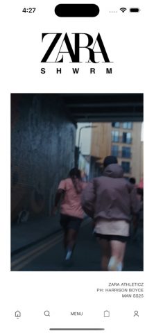 Zara SHWRM для iOS — скриншот 4