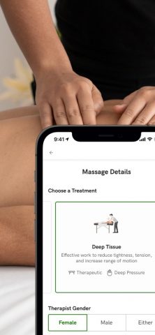 Zeel In-Home Massage Therapist для iOS — скриншот 1