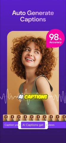 Zeemo:AI Video & Caption Tool для iOS — скриншот 1