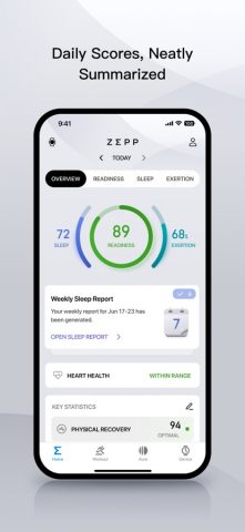 Zepp для iOS — скриншот 1