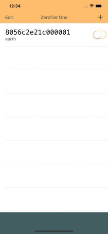 ZeroTier One для iOS — скриншот 1