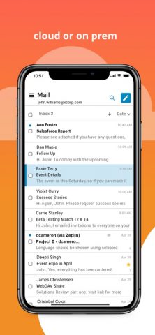 Zimbra Email & Collaboration для iOS — скриншот 4