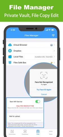 ZipArchiver- RAR Zip File Tool для iOS — скриншот 3