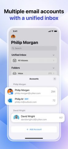 Zoho Mail — электронная почта для iOS — скриншот 2
