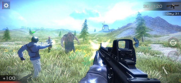 Zombie Invasion: Survival для iOS — скриншот 1