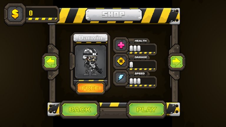 Zombies 2D: Run & Gun для Android — скриншот 5