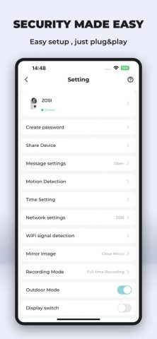 Zosi Smart для iOS — скриншот 1