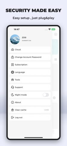 Zosi Smart для iOS — скриншот 4