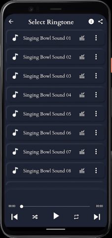 Звуки поющих чаш для Android — скриншот 2