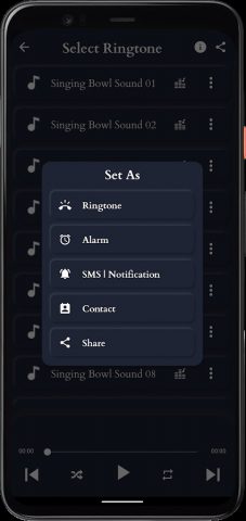 Звуки поющих чаш для Android — скриншот 3