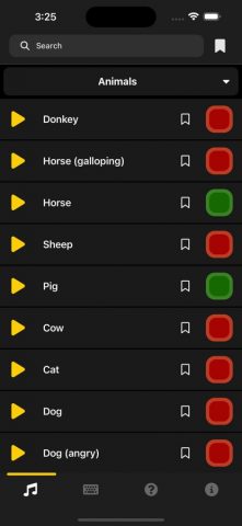 Звуковые эффекты для iOS — скриншот 1