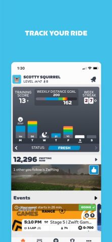 Zwift Companion для iOS — скриншот 3