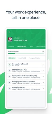 aXcelerate Learner для iOS — скриншот 2