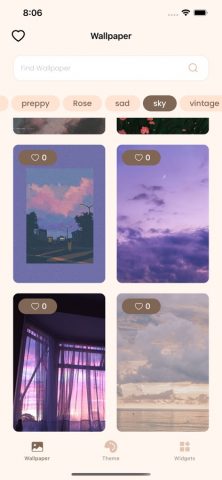 aesthetic wallpapers для iOS — скриншот 4