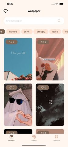 aesthetic wallpapers для iOS — скриншот 5