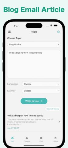 ai.copy — ai writer & chatbot для iOS — скриншот 2