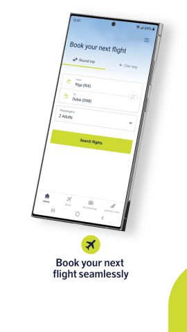 airBaltic для Android — скриншот 1