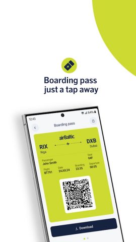 airBaltic для Android — скриншот 4