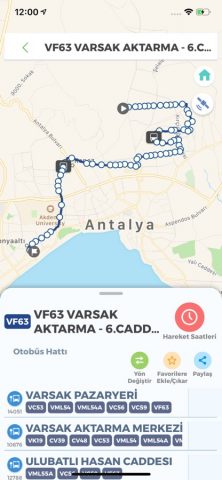 antalyakart для iOS — скриншот 3