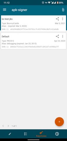 apk-signer для Android — скриншот 3