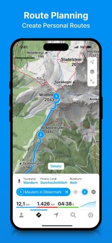 bergfex: Hiking & Tracking для Android — скриншот 4