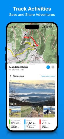 bergfex: Hiking & Tracking для Android — скриншот 5