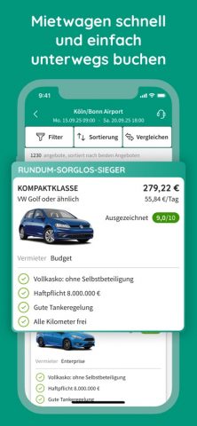 billiger-mietwagen.de для iOS — скриншот 3