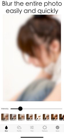 blur effect app для iOS — скриншот 1