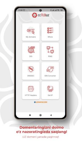 ccTLD.uz для Android — скриншот 1