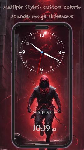 часы — с секундной стрелкой для Android — скриншот 3