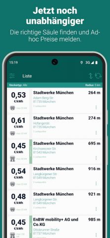 clever-tanken.de для Android — скриншот 4