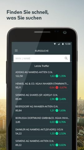comdirect trading App для Android — скриншот 5