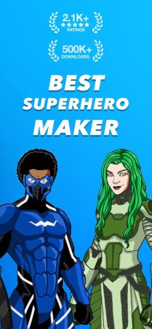 create your own avatar hero для iOS — скриншот 2