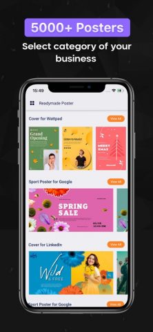 Постер мейкер: Дизайн и Фото для iOS — скриншот 2