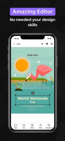 Постер мейкер: Дизайн и Фото для iOS — скриншот 4
